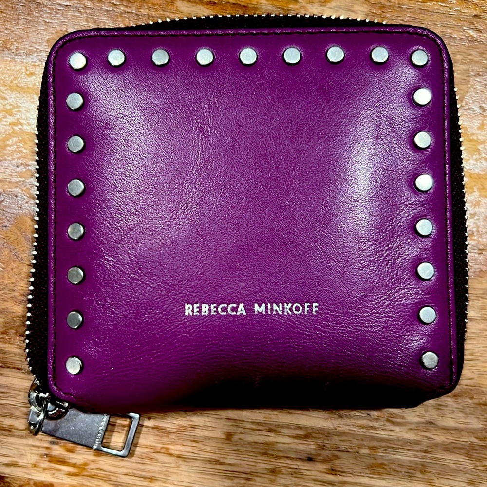 Rebecca Minkoff “jet set” zip around wallet